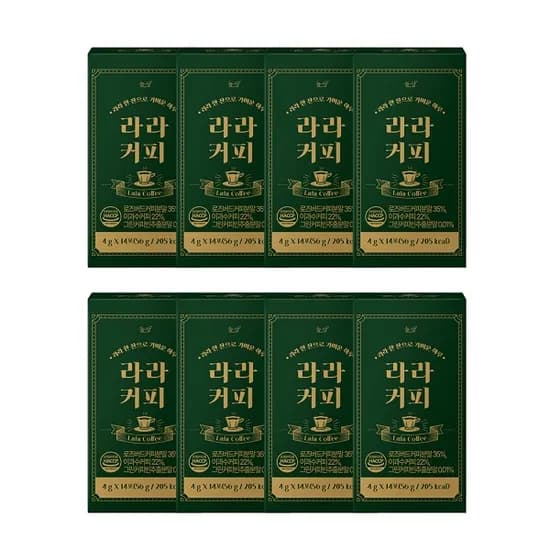 늘상 라라커피 헤이즐넛 56g 14포 8박스