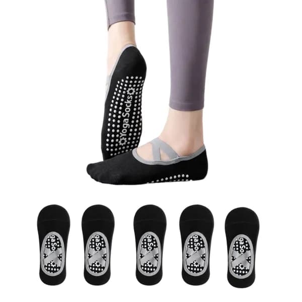 아트발란스 필라테스 요가양말 논슬립삭스 덧신 FREE 블랙 5P