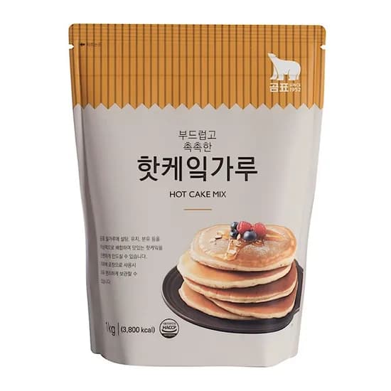 대한제분 곰표 핫케잌가루 1kg 2개