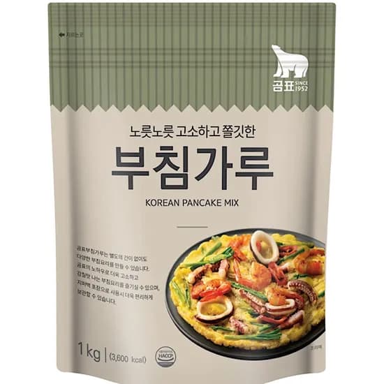 곰표 부침가루, 1kg, 3개