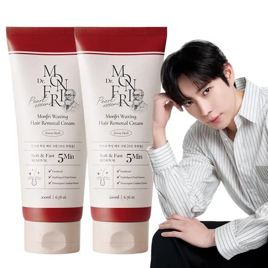 먼프리 판텔라 민감성 왁싱 제모 톤업 크림, 포레스트 허브 향, 200ml, 2개입, 1개