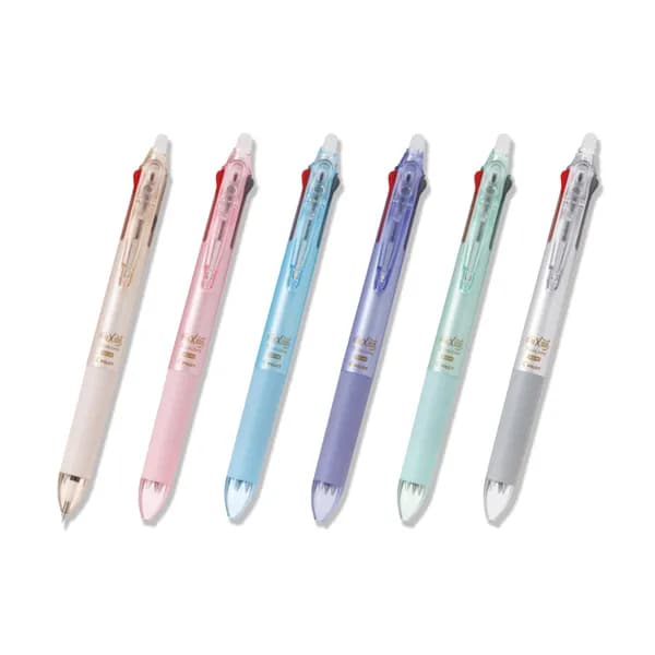 파이롯트 프릭션볼 3색 지워지는 슬림 다색 멀티펜 60UF-S 실버 0.38mm