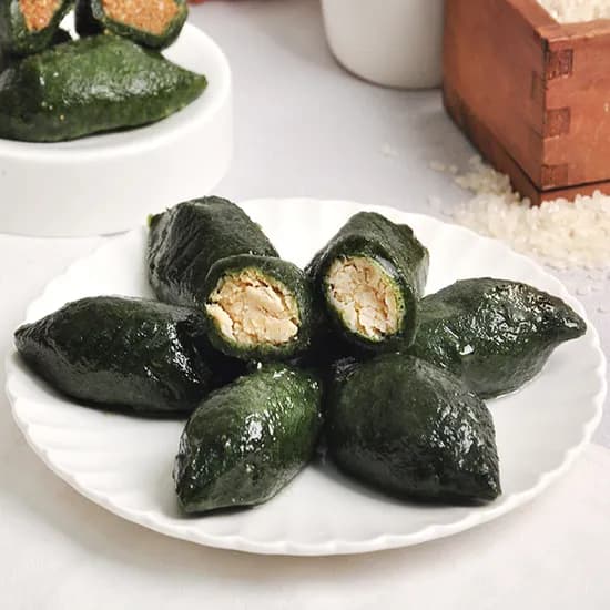 영광 모싯잎 송편 가루동부 생 송편, 400g, 3개