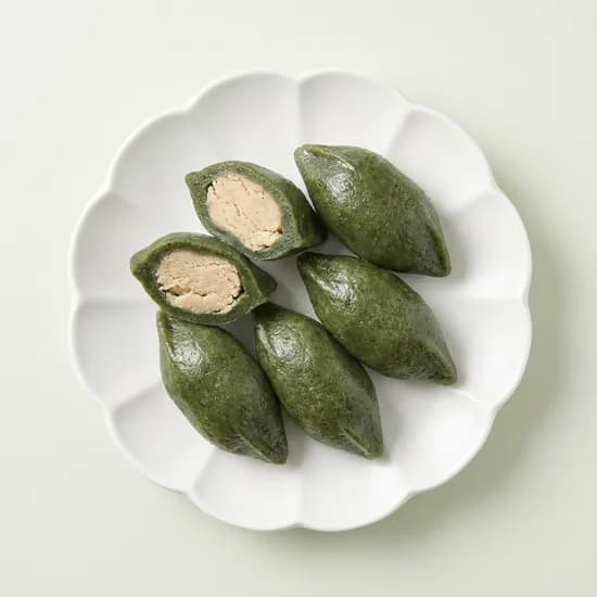 영광 모싯잎 송편 가루동부 생 송편 400g 4개