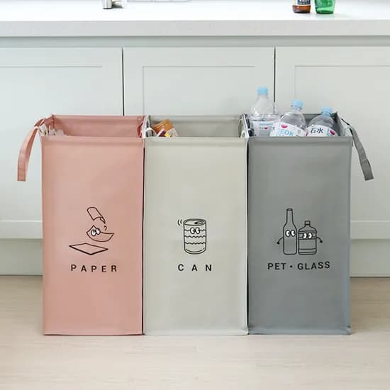 모노블 재활용 분리수거함 3P 1세트