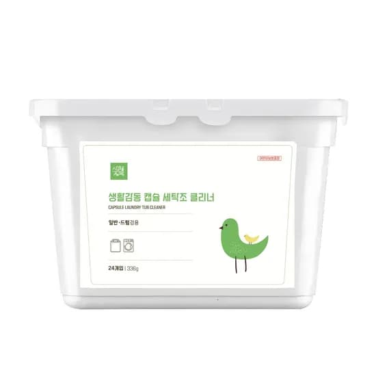 생활감동 캡슐 세탁조 클리너 14g 24개입 7,800원