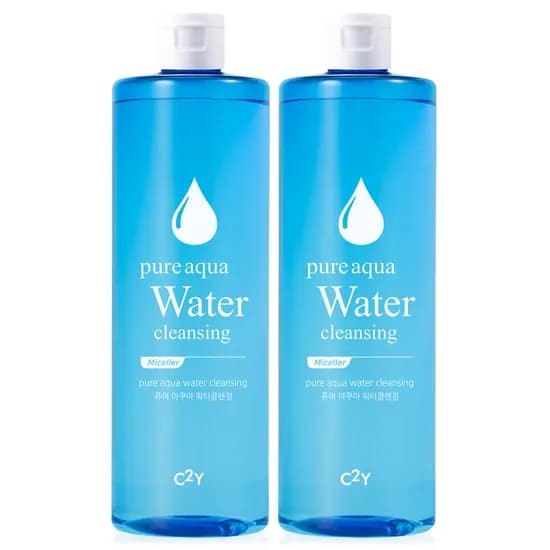 C2Y 퓨어 아쿠아 워터 클렌징 500ml 2개