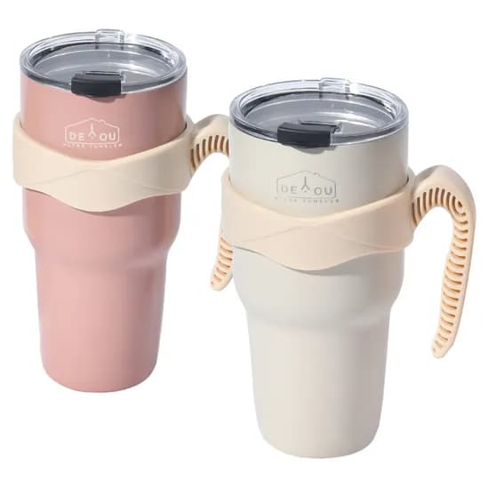 디유 울트라 텀블러 900ml, 핑크 1개 + 아이보리 1개
