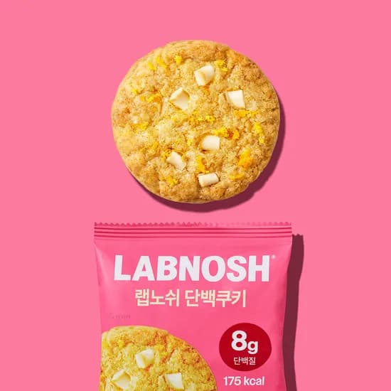랩노쉬 단백쿠키 화이트초코오렌지 40g 20개