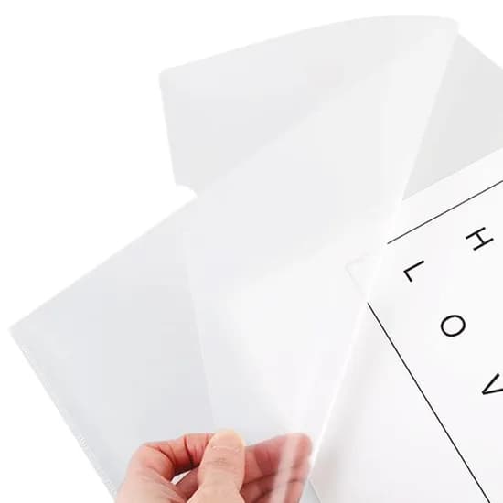 EUN SAN L자화일 투명 파일홀더 12P, 12개