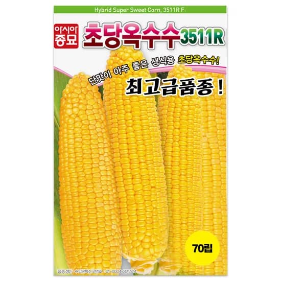 아시아종묘 초당옥수수 씨앗, 70립, 1개