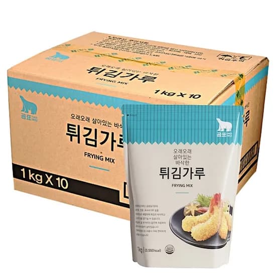 곰표 튀김가루 1kg 3개