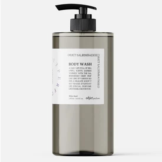 살림백서 오브제 퍼퓸 바디워시, 화이트머스크, 1L, 1개