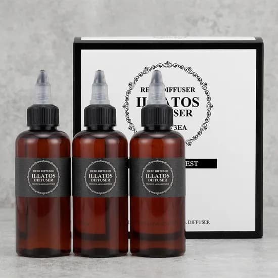 일라토스 고농축 차량용 디퓨저 화이트머스크 100ml 3개