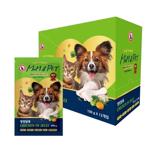 맘앤펫 영양닭죽, 닭, 100g, 12개