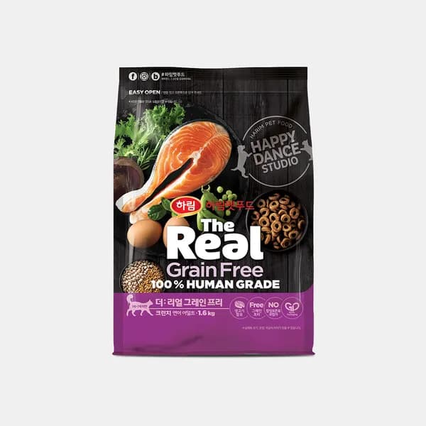 하림펫푸드 더리얼 캣 그레인프리 크런치 어덜트 연어 1.6kg