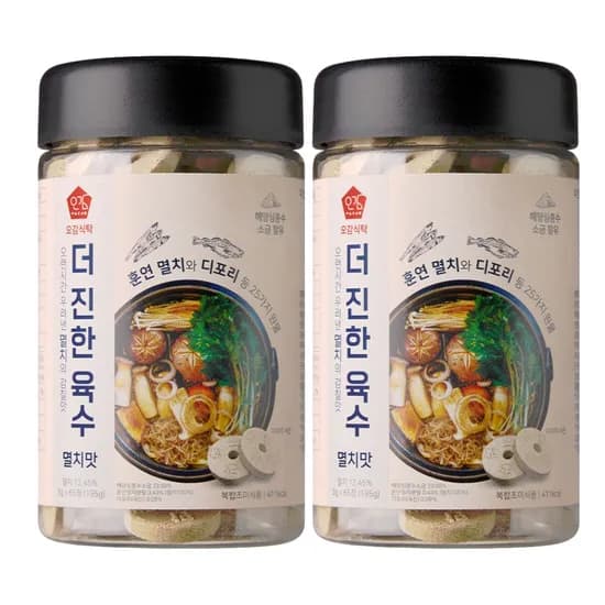 오로지 더 진한 육수 멸치맛, 3g, 130개