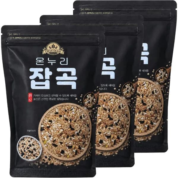 새마을농산 혼합잡곡 17곡 500g 3개