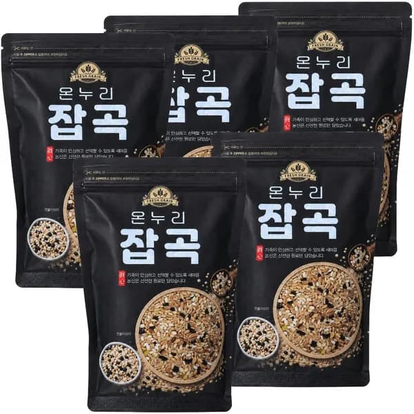 새마을농산 혼합잡곡 17곡 500g 5개