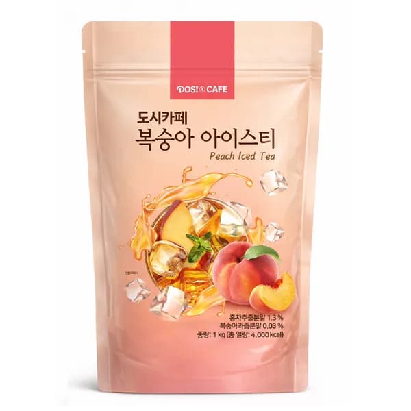 도시카페 복숭아 아이스티 1kg 1팩 9,200원