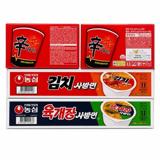 농심 신라면컵 12개 외 2종 총 24개