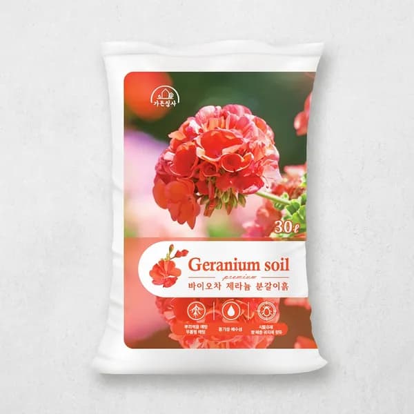 트리맘 제라늄쏘일 바이오차 분갈이흙 30L