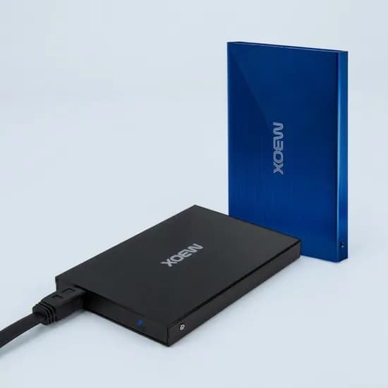 유니콘 MBOX 외장하드 케이스, HC-2500S, 2.5형, 블랙, 1개