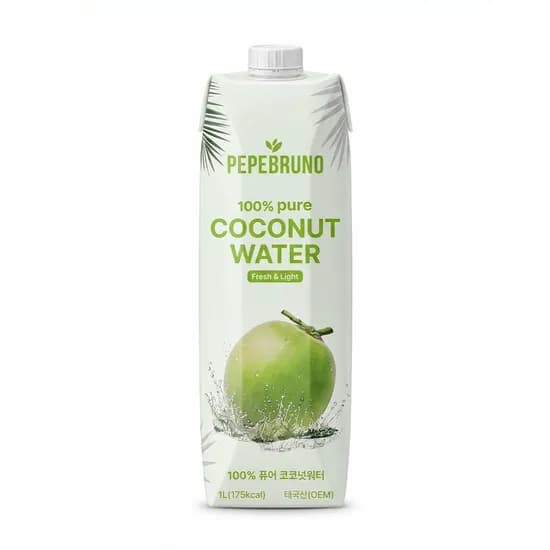 페페브루노 코코넛 워터 퓨어 1L 12개 19,650원