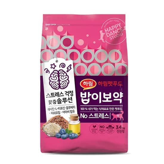 하림펫푸드 밥이보약 CAT No 스트레스, 3.4kg, 1개