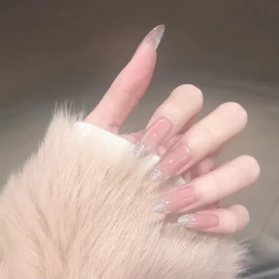 초록별오로라 셀프 네일아트 붙이는 네일팁 롱펄 1세트