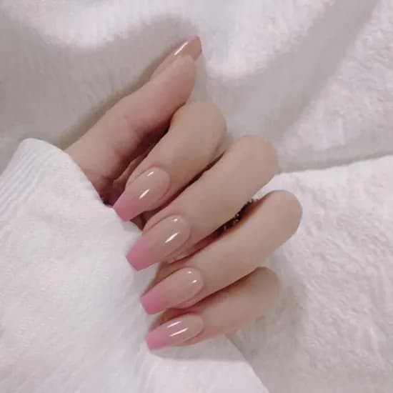 초록별오로라 붙이는 네일팁 발레리나핑크 1세트