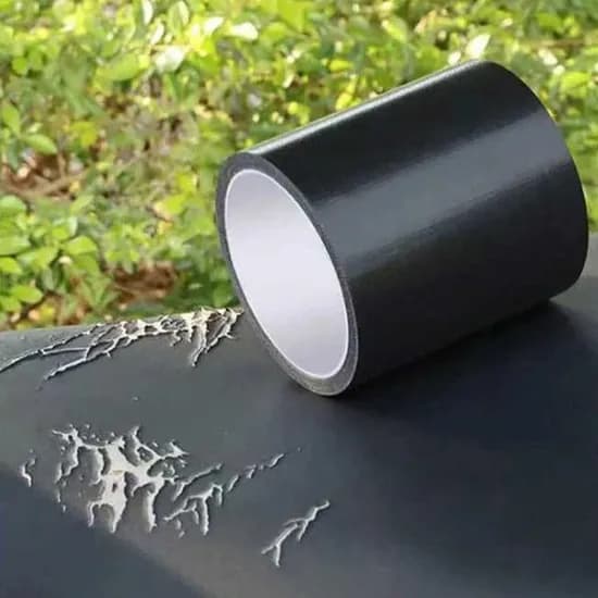 쇼파 가죽 시트지 인조 가죽 리폼 찢어짐 수선 테이프 쇼파 패치 시트, 블랙, 5cm x 5m, 1개
