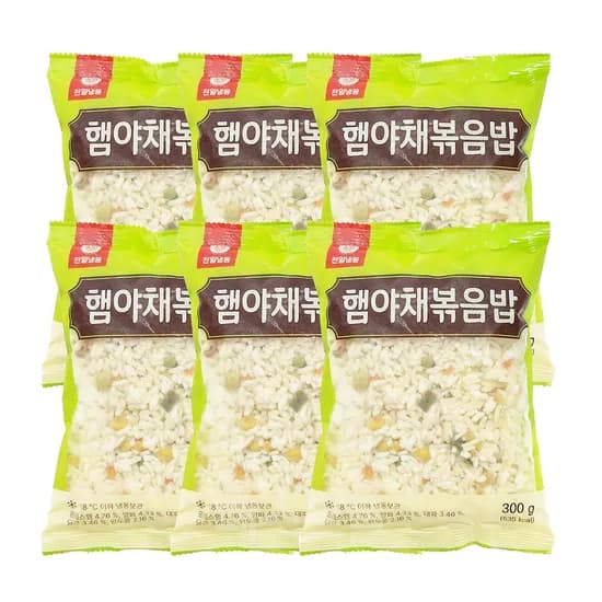 천일냉동 햄야채볶음밥 300g 6개