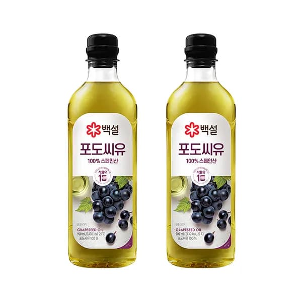 백설 포도씨유 900ml 2개 17,900원