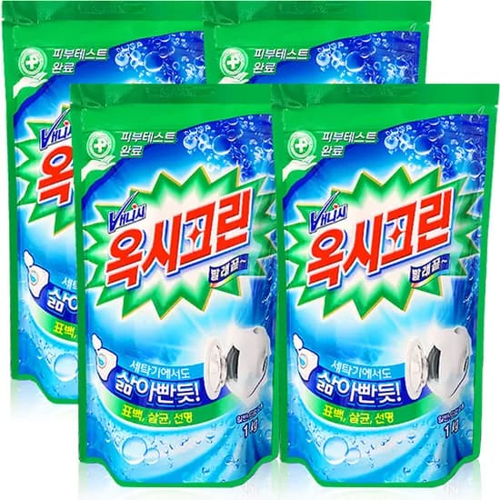 옥시크린 배니시 분말형 표백제 1kg 4개