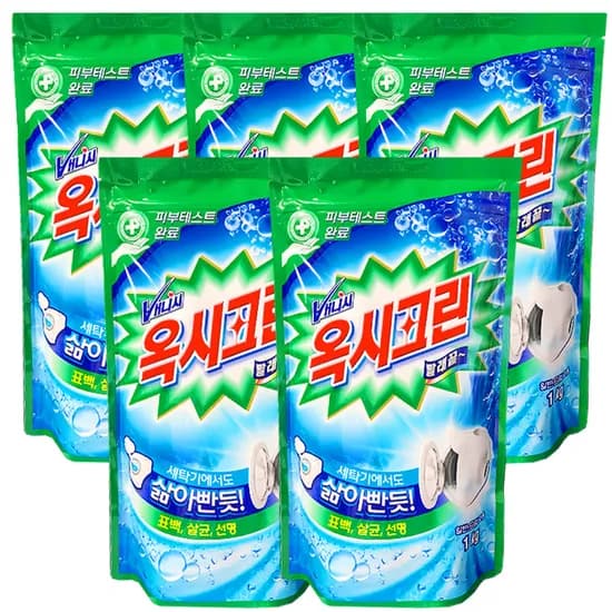 옥시크린 리필 표백제 1kg 5개