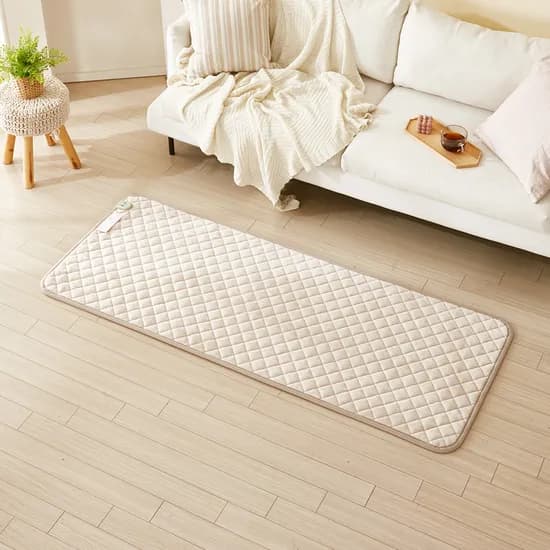 대호플러스 더안 EMF 극세사 베이지 전기 탄소 매트 소 미니싱글 70x180cm