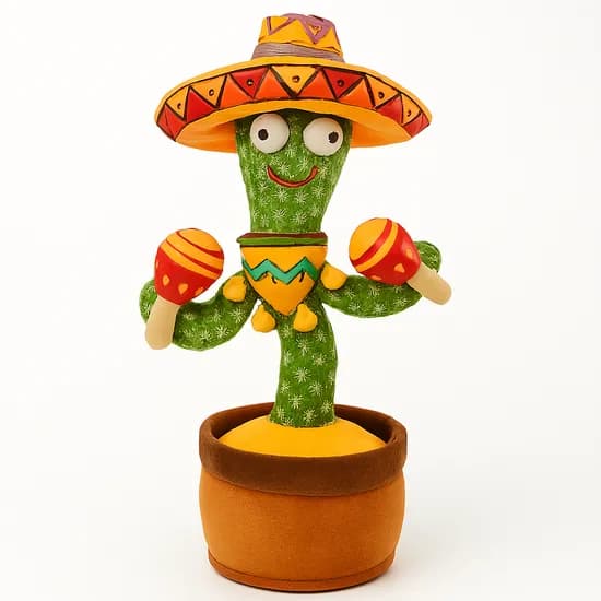MJS JOYFUL 춤추는 선인장 인형 30cm 1개