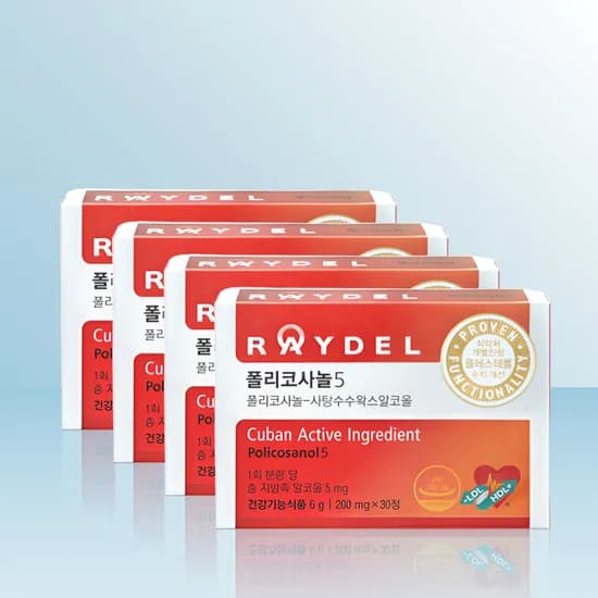 레이델 폴리코사놀5 200mg 30정 4박스