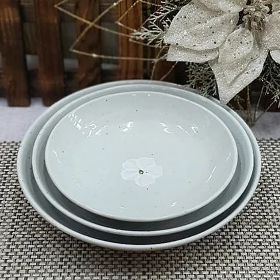 고백자 배꽃 수육접시 대 1개