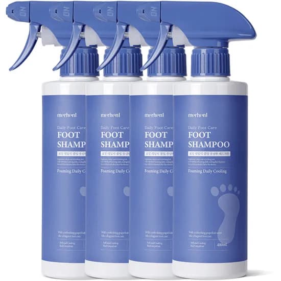 메르헨트 포밍 풋샴푸, 레드자몽향, 400ml, 4개