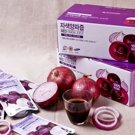 푸드공작소 무안 자색 양파즙 100ml 90개