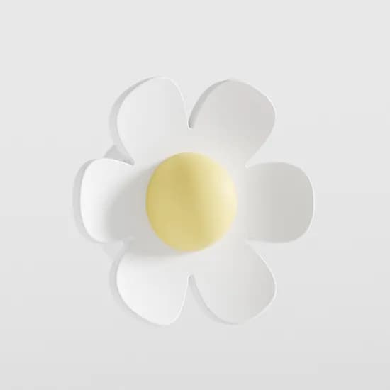 세면대 구멍 밀착 밀봉 꽃 오버홀캡 화이트 4 x 4cm 1개
