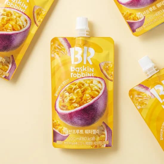 배스킨라빈스 패션푸르트 워터젤리 100ml 10개