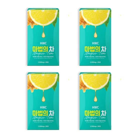유유헬스케어 HWC 마법의 차 2.5g 30포 4개 29,900원
