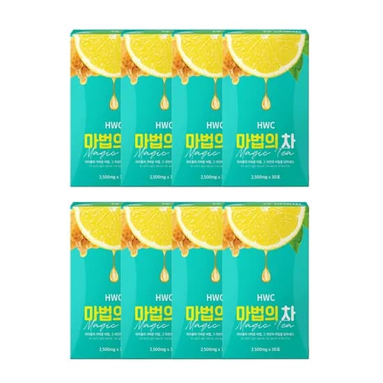유유헬스케어 HWC 마법의 차 2.5g 30포 8개 34,000원
