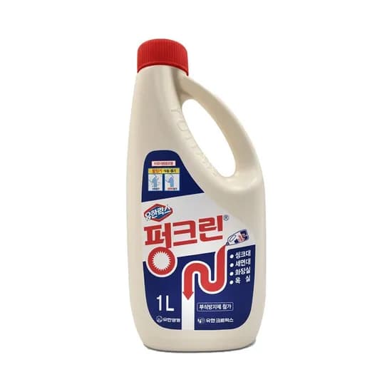 유한 펑크린 배수구막힘 용해제 1000ml 12개입