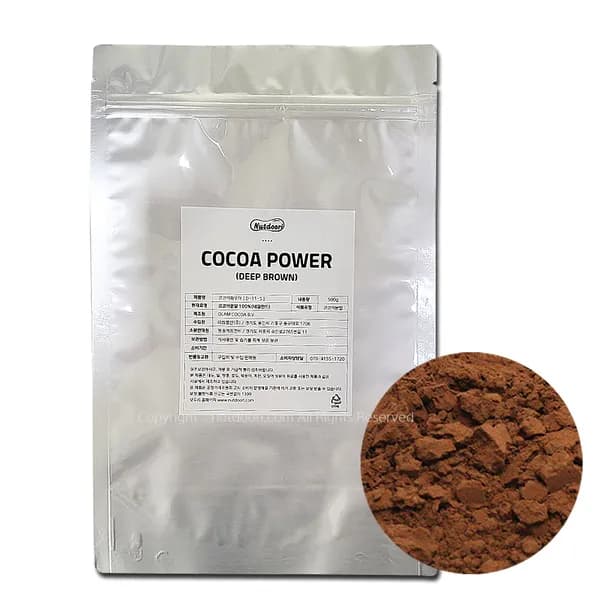 DeZaan 무가당 코코아가루 딥브라운 500g 1봉