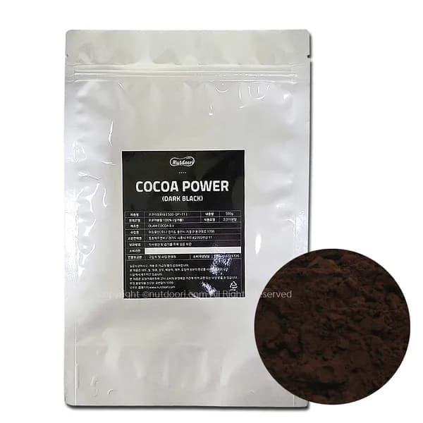 DeZaan 무가당 코코아가루 다크블랙 500g