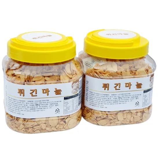 새마원 튀긴마늘 슬라이스 500g 2개